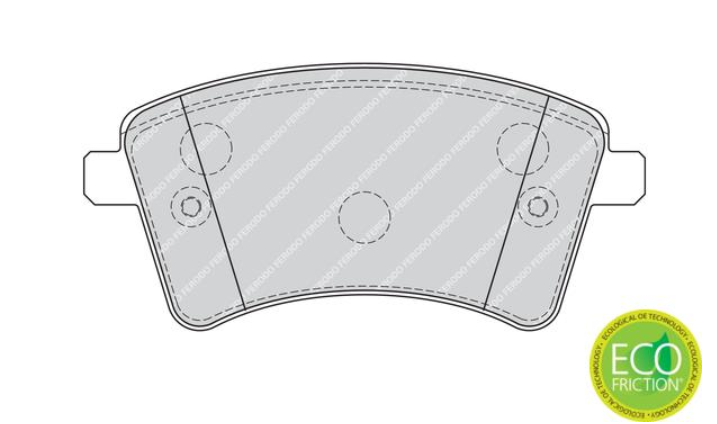 Гальмівні колодки дискові FDB4185 - зображення 2