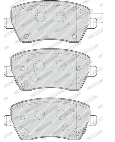 Гальмівні колодки дискові FDB4966 - зображення 2