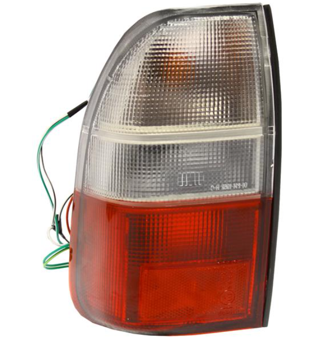 ліхтарь задний лівий, червонийо - білий, с патроном 02-