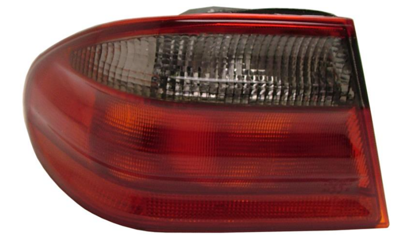 ліхтарь задний лівий зовн., без патрона, червонийо - димчатий, SED 8/99-