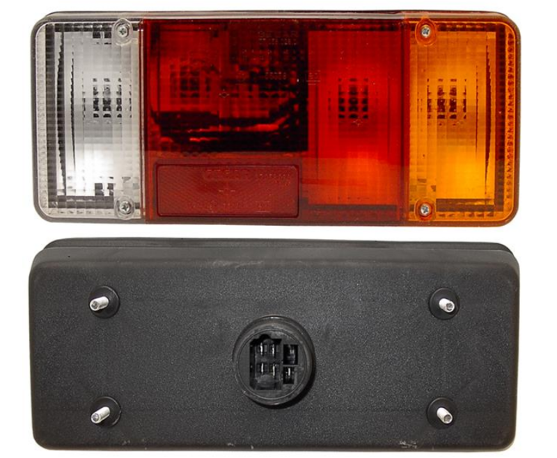 ліхтарь задний прав. с патр. (1-конектор) [DEPO]