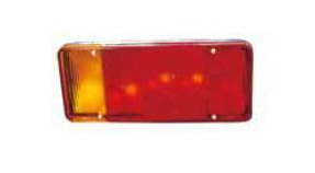 ліхтарь задний лівий, круглое Разъем в середине, trailer