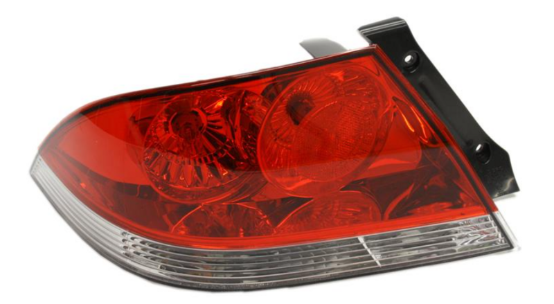 ліхтарь задний лів. с патроном (червоний)