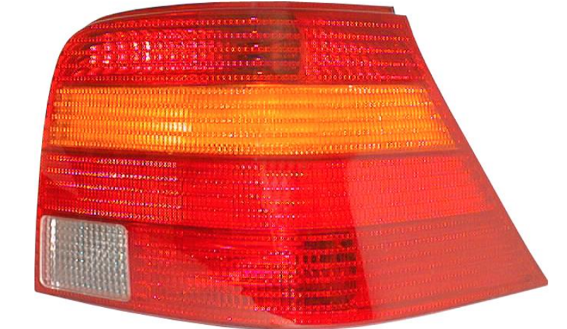 ліхтарь задний прав., с патроном (жовто-червоний)