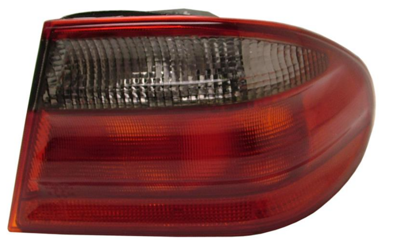 ліхтарь задний правий зовн., без патрона,  червонийо - димчатий, SED 8/99-