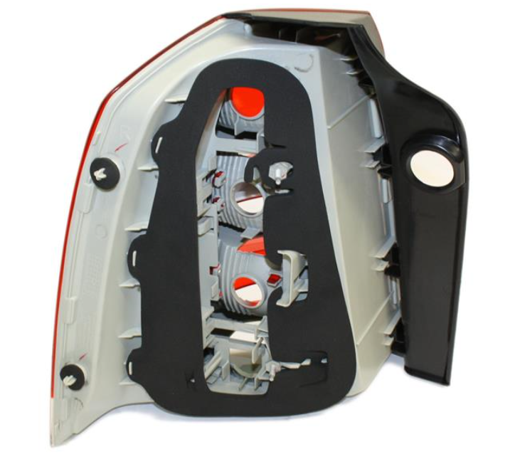 ліхтарь задний прав.черний без патрона 2/08- 442-1960R-UE - зображення 2