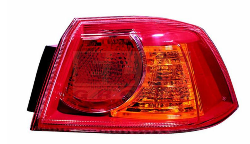 фонарь задний внеш. правый красный, без патрона, также для EVO