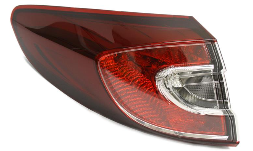 фонарь задний внеш. левый, без патрона COMBI [DEPO]