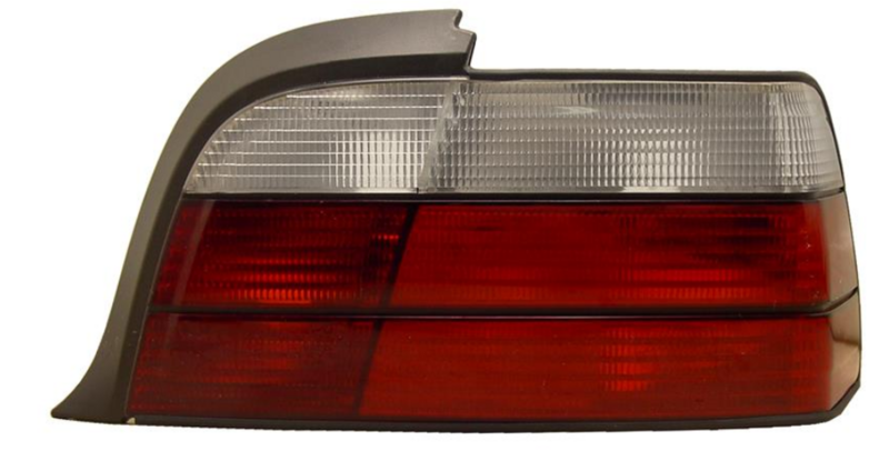ліхтарь задний прав. без патр. COUPE, CABRIO, бело-червоний.